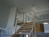 Drywall finishing work in a Richmond home