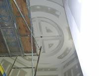 Drywall finishing work in a Richmond home