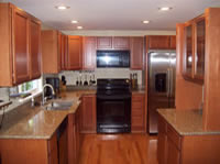 The finished kitchen