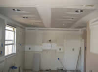 Kitchen during the construction phase